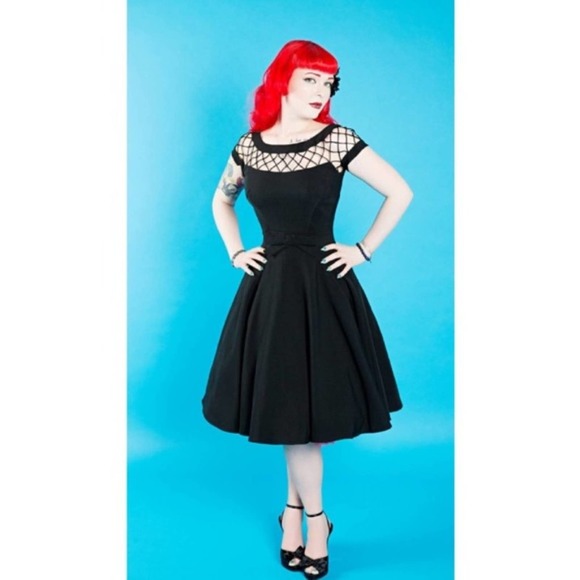 Tatyana Dresses & Skirts - Tatyana Alika Rockabilly Retro Circle Dress Black Size Medium